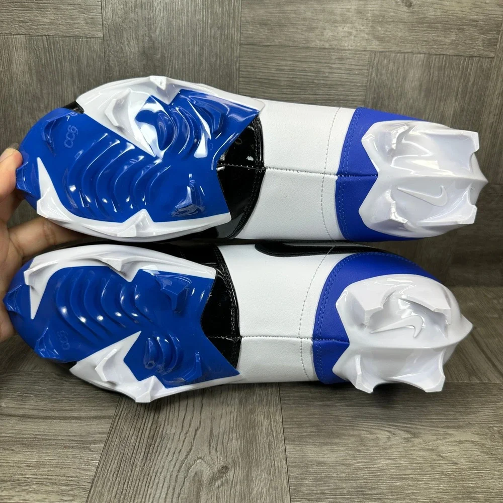 Air Jordan 1 Low TD Men size 9 Football Cleat Royal Toe FJ6245 401 NEW